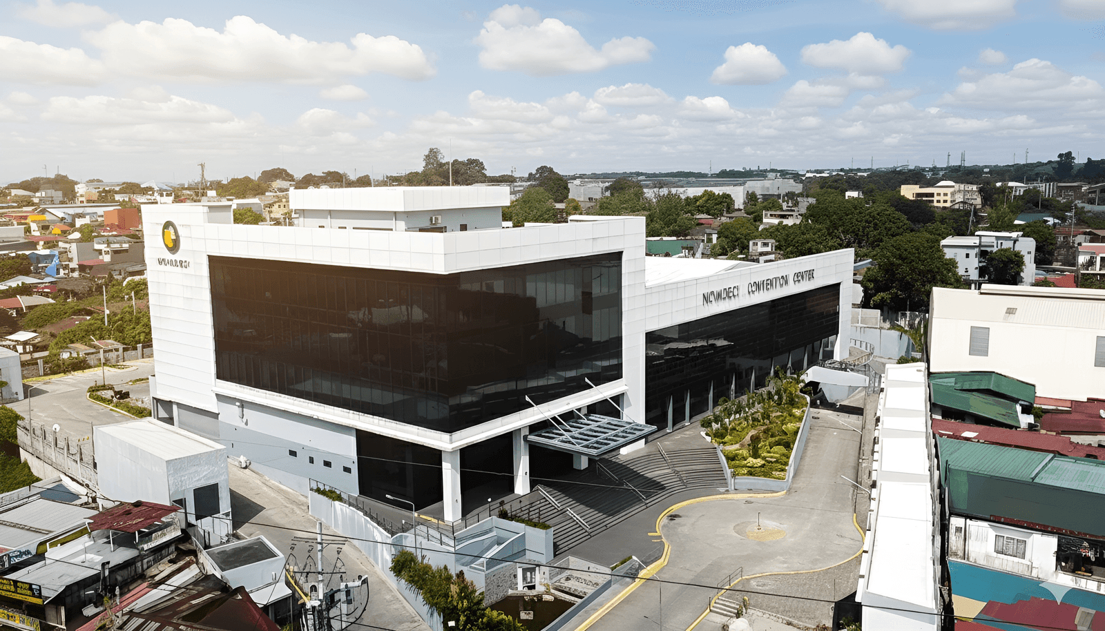 Aerial view of the NOVADECI Convention Center