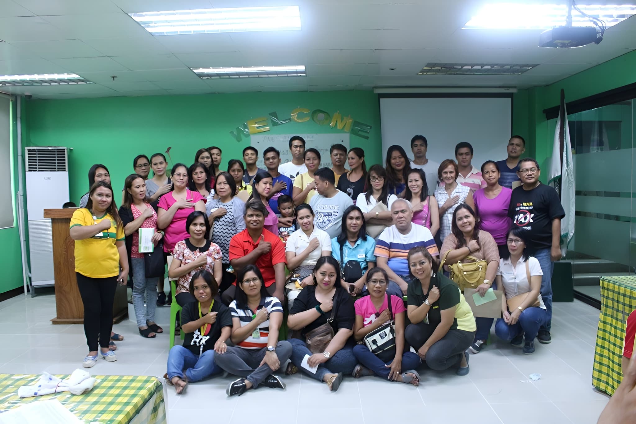 NOVADECI members and staff gathered for a welcome group photo