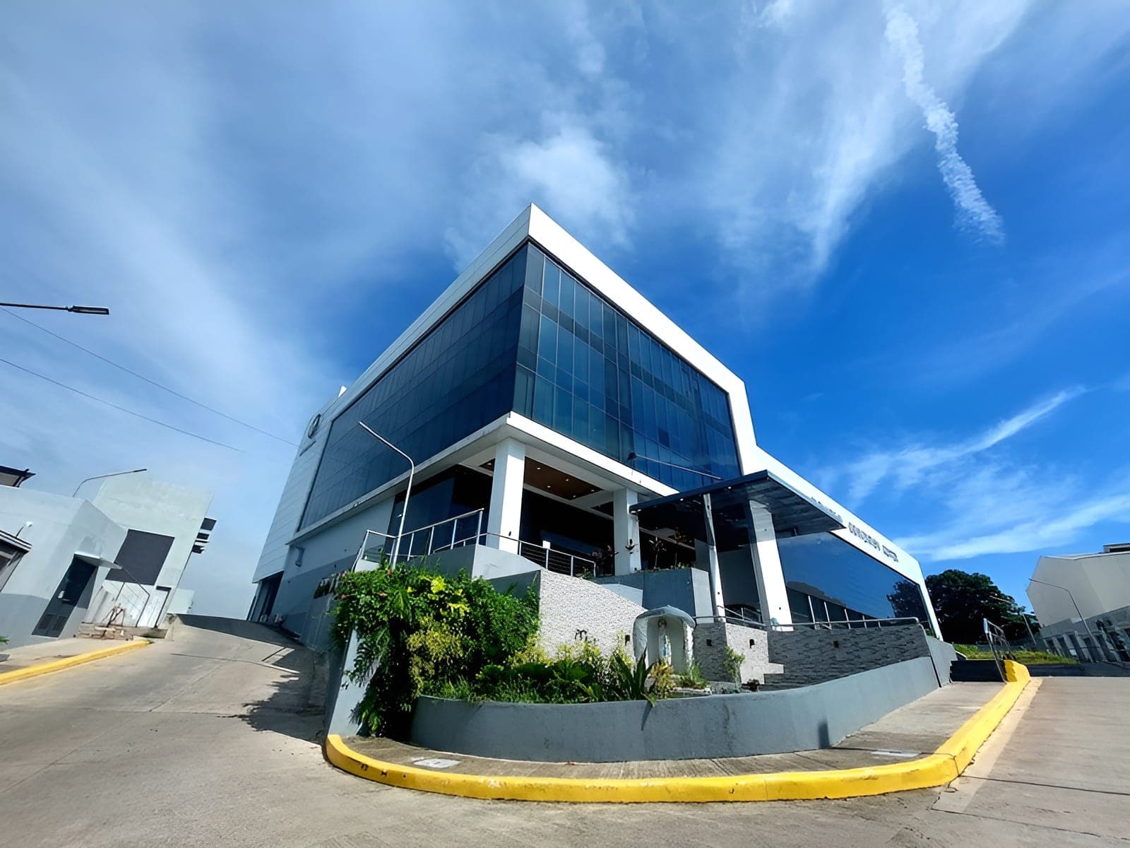 NOVADECI Convention Center building exterior with glass facade